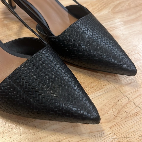 Nordstrom Black Palmer Slingback Heels 7.5 - Picture 8 of 15